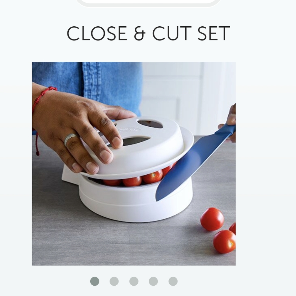 Pampered Chef Close and cut